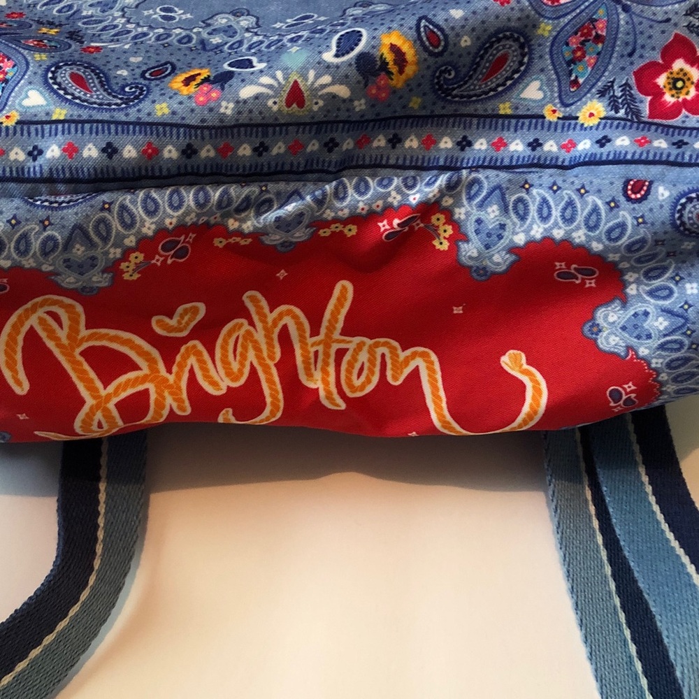 Brighton denim-look bandana butterfly mini backpack - Picture 2 of 9